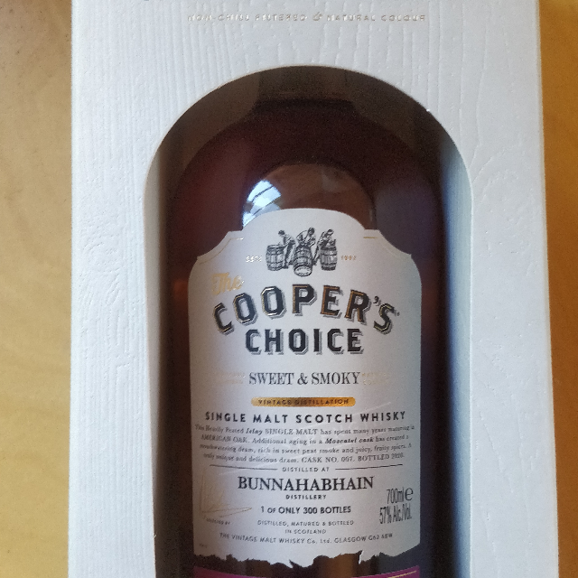Coopers Choice Bunnahabhain Moscatel Finish