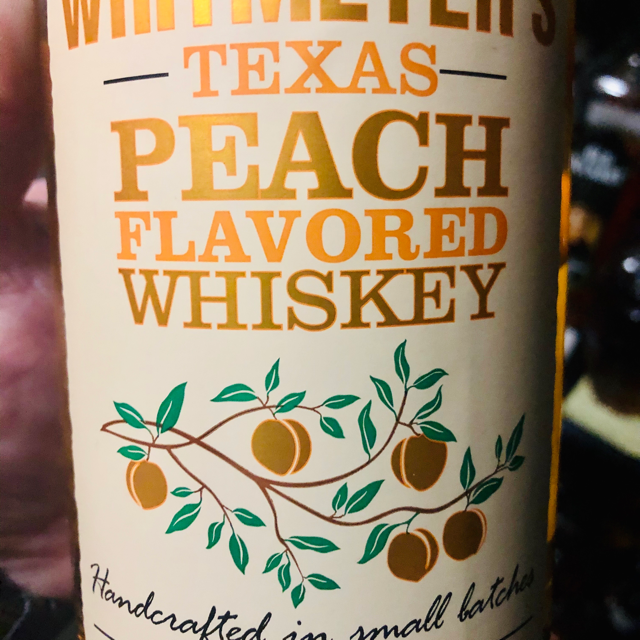 Whitmeyer's Texas peach flavored whiskey