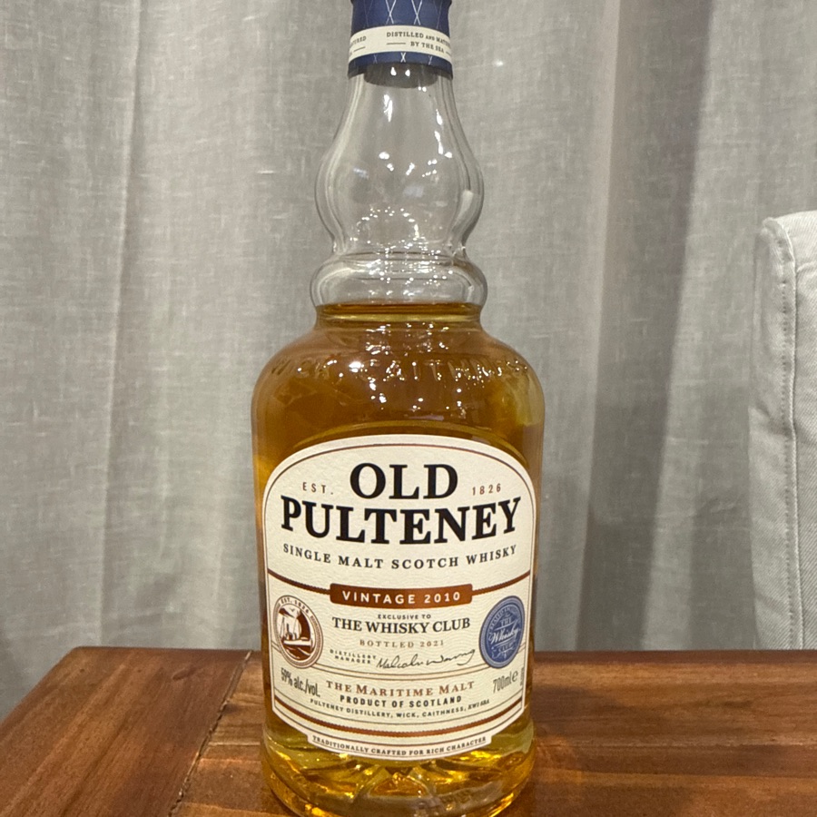 Old Pulteney Single Malt Whisky Vintage 2010