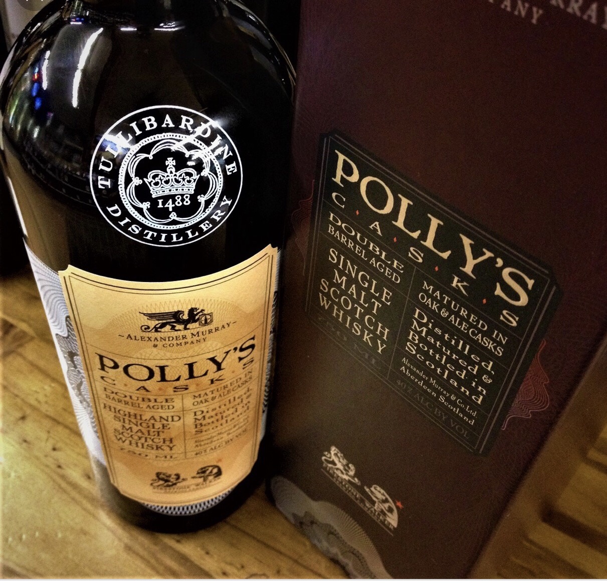 Polly's cask single malt scotch