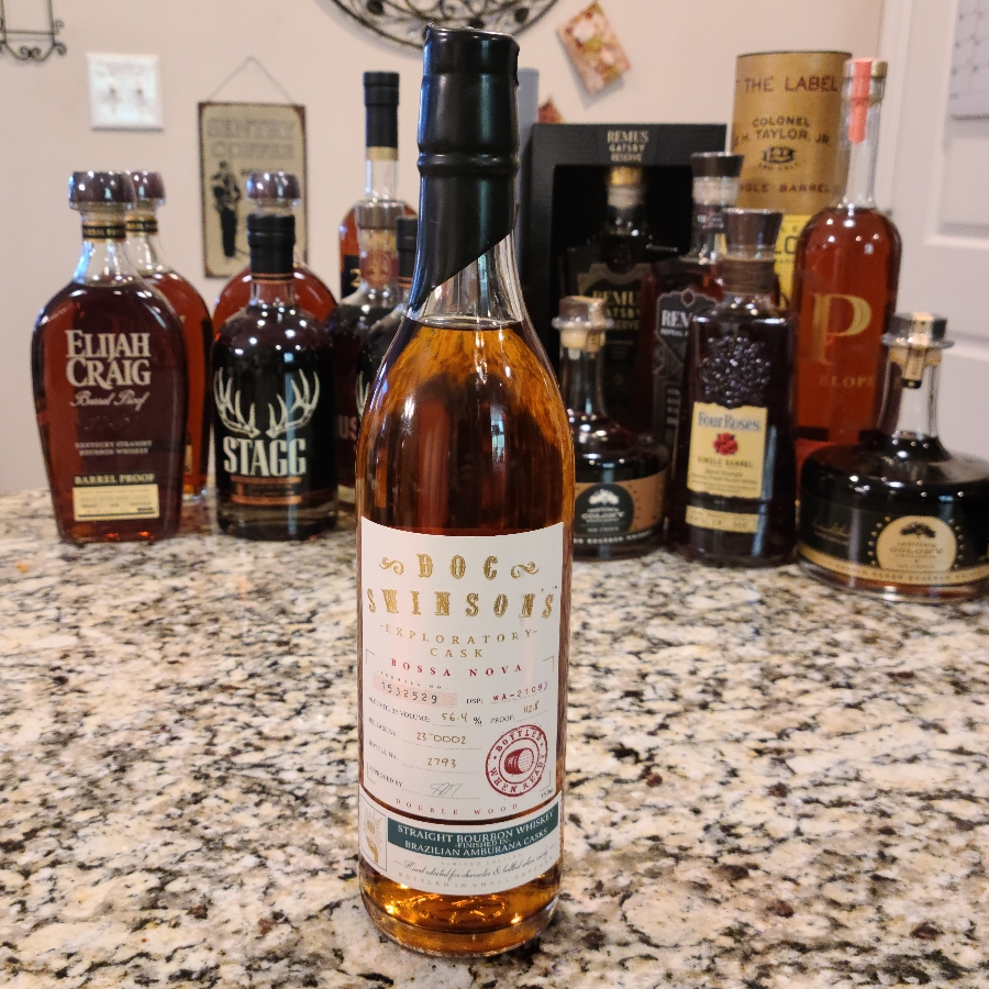 Doc Swinson Exploratory Cask Bossa Nova Bourbon Finished in Brazilian Amburana Casks