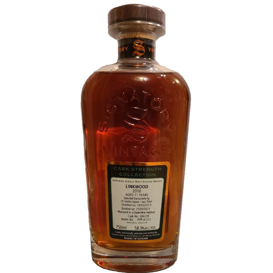 Linkwood 2010 - Signatory Vintage El Cerrito Selection