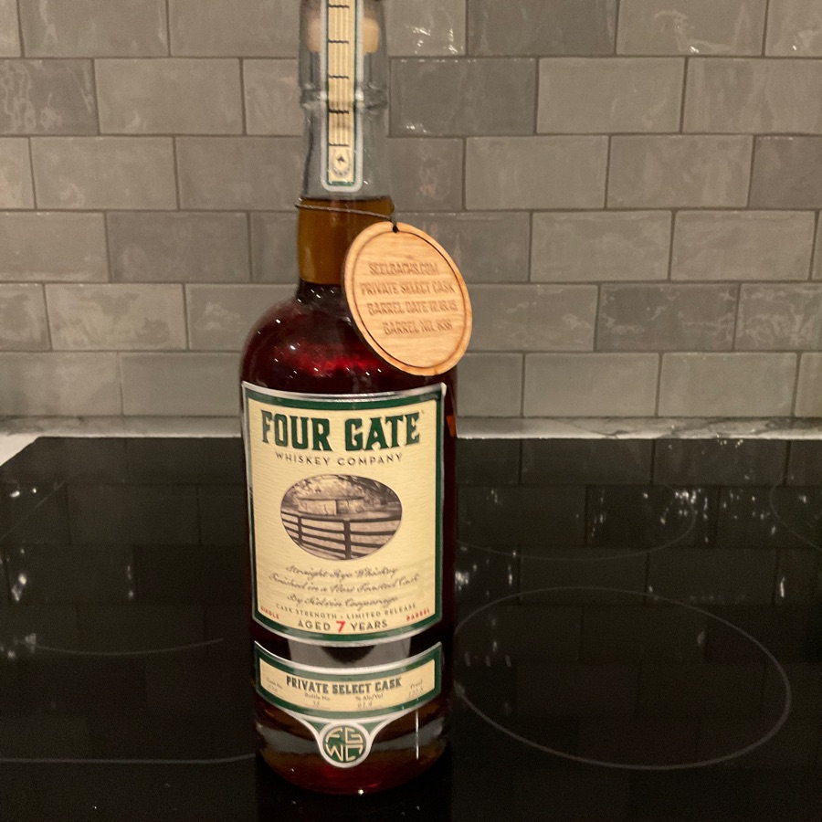 Four Gate Rye Private Select Cask 836 (Seelbach's)