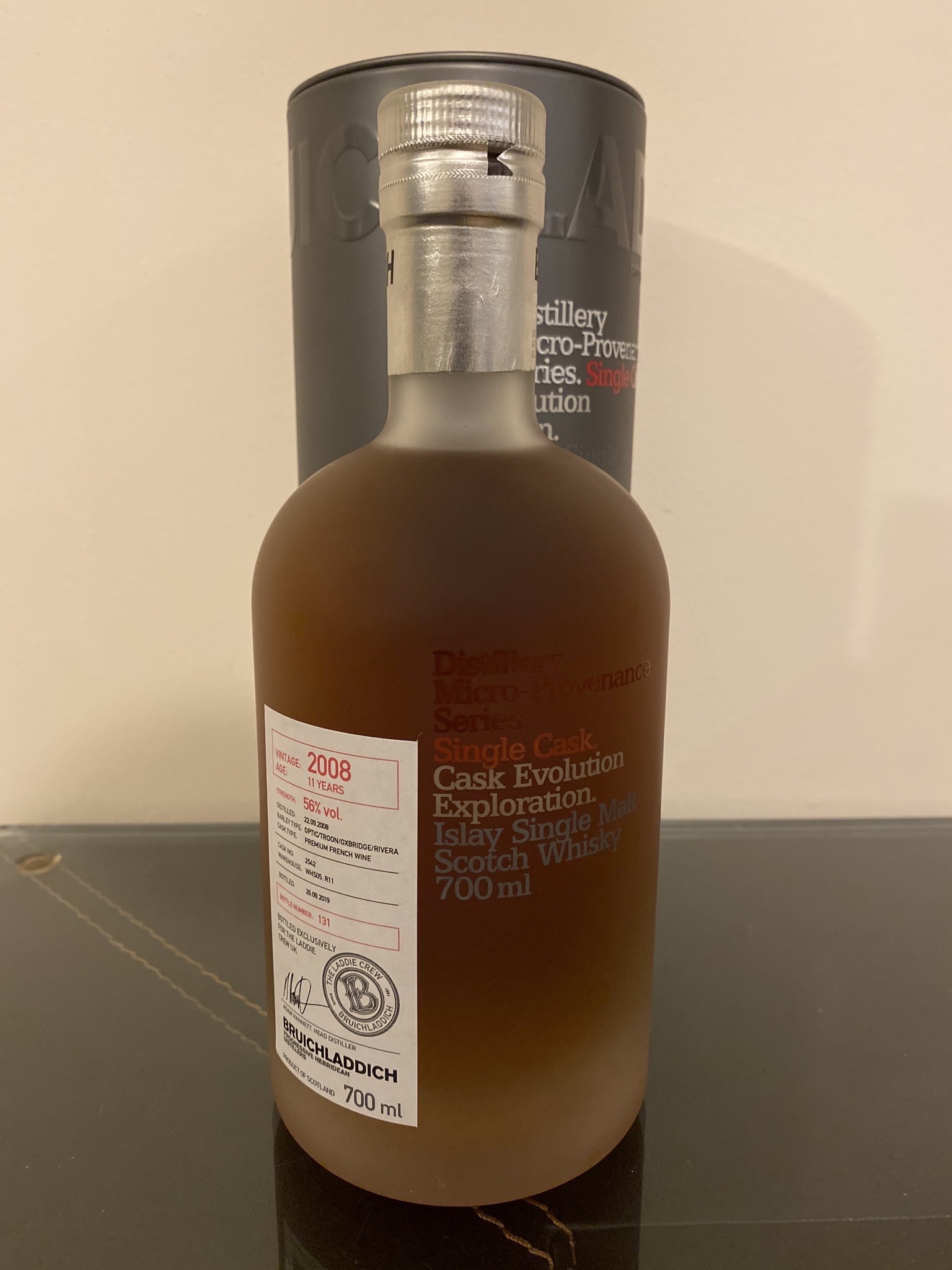 Bruichladdich 2008 - French Wine Cask - Micro Provenance