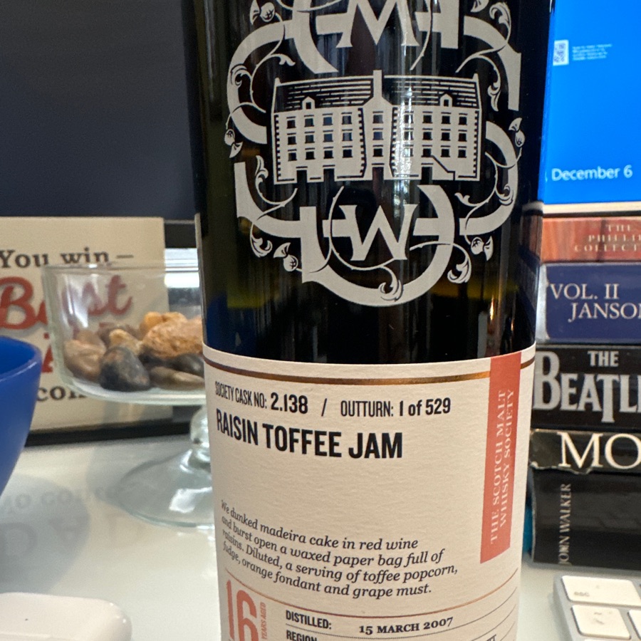 SMWS - Raisin Toffee Jam - Glenlivet
