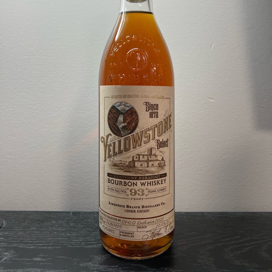 Yellowstone Select Single Barrel: OHLQ Exclusive 2022