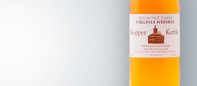 Belmont Farm Kopper Kettle Virginia Whiskey
