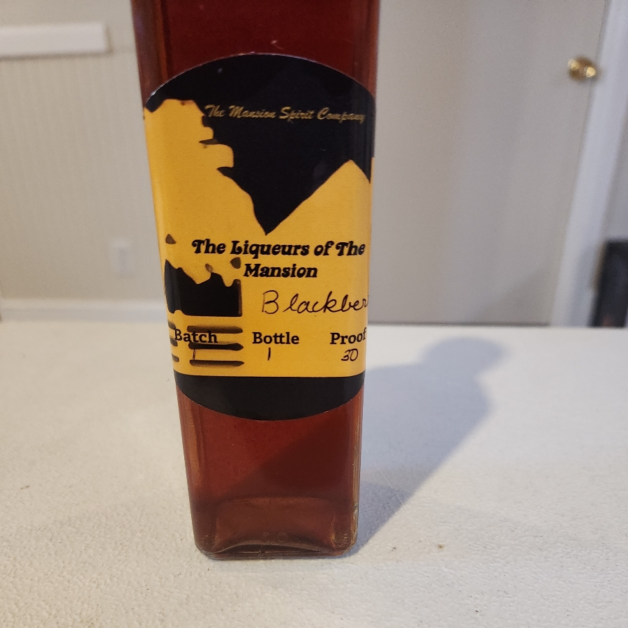 The Mansion Spirit Company Blackberry Liqueurs
