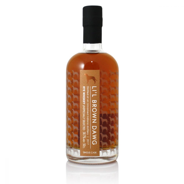 Li'l Brown Dawg 2017 Single Cask Indiana Rye Whiskey (Little Brown Dog)