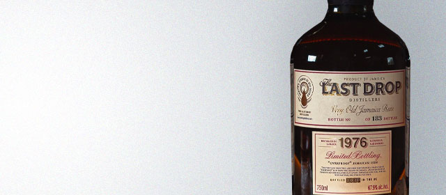 The Last Drop 1976 Overproof Very Old Jamaican Rum
