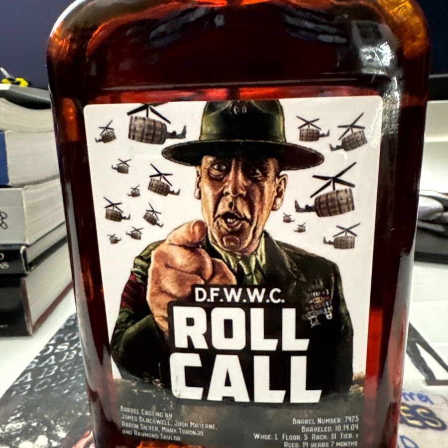 Knob Creek Single Barrel Select Bourbon - DFWWC Pick - "Roll Call" - W-L, F-05, R-031