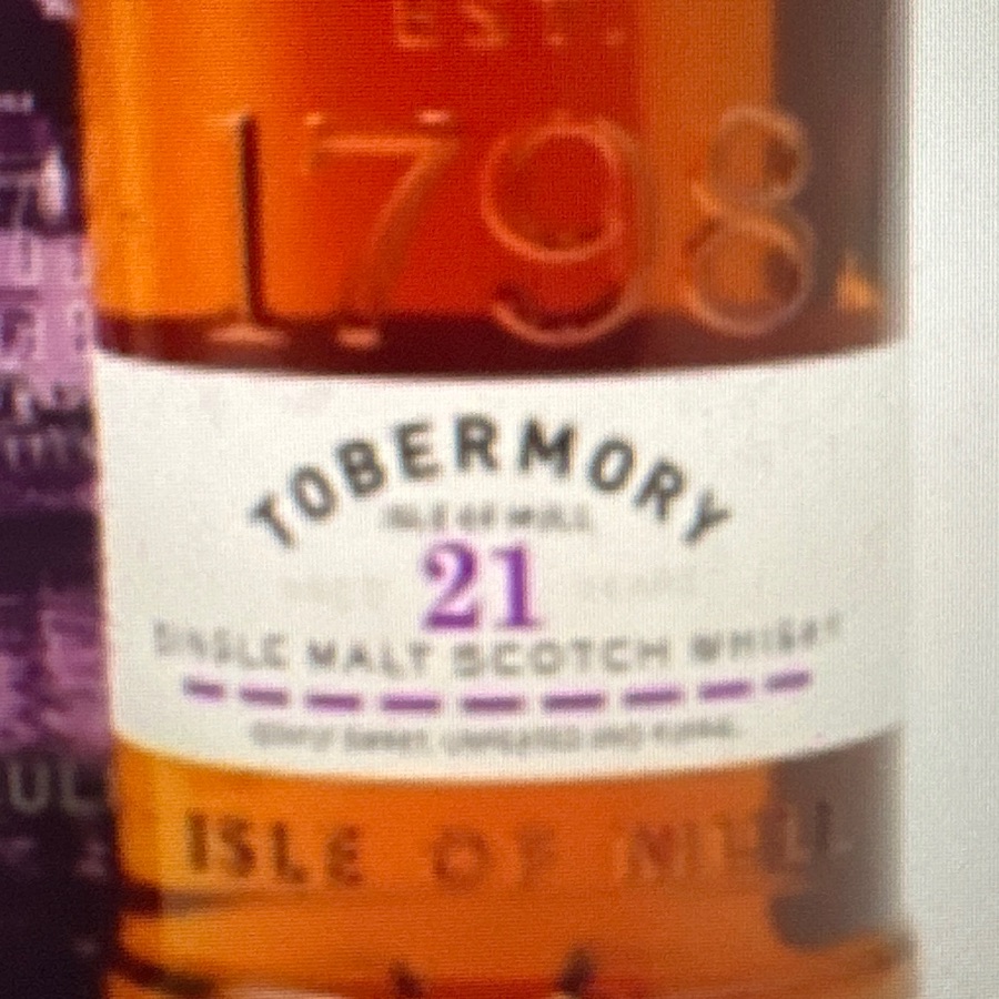 Tobermory - Oloroso Cask Matured 21 Year Old Whiskey