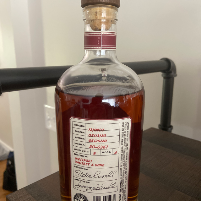 Russell's Reserve Private Barrel Selection Westport Whiskey & Wine 20-0367