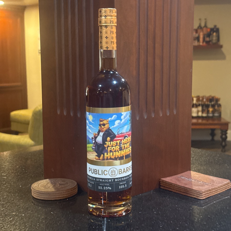 Public Barrel Georgia Straight Bourbon Whiskey (Just Here for the Hunnies)