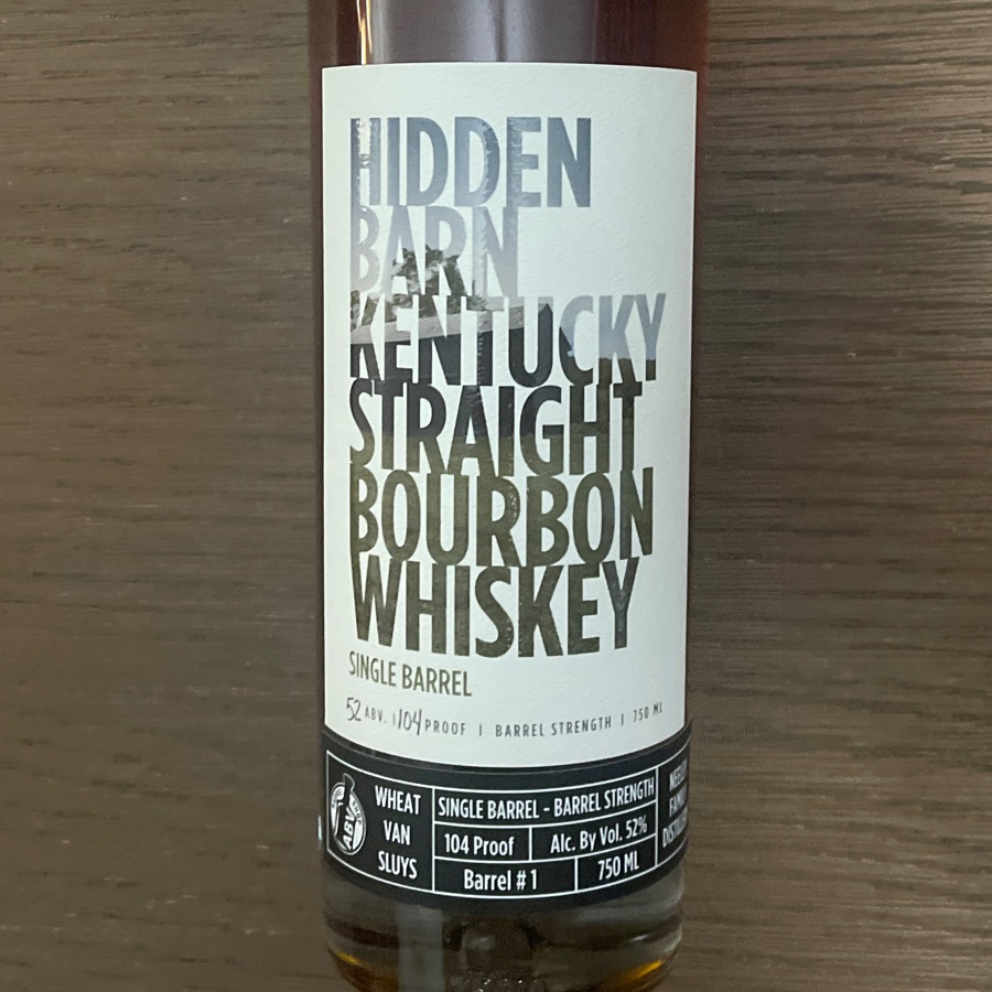 Hidden Barn Kentucky Straight Bourbon Whiskey Single Barrel (ABV Barrel Shop)