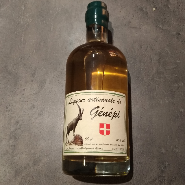 Liqueur artisanale de Génépi