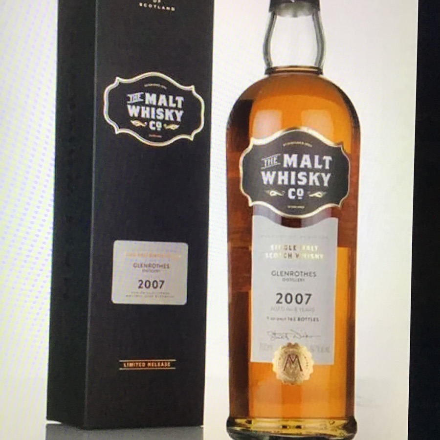 Glenrothes 8 Year Old 2007 (The Malt Whisky Company)