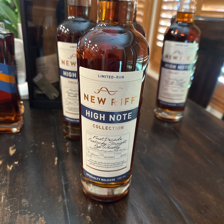 New Riff High Note First Decade Kentucky Straight Rye Whiskey