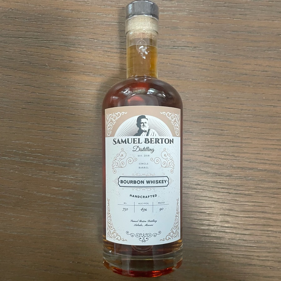 Samuel Berton Distilling Single Barrel Bourbon