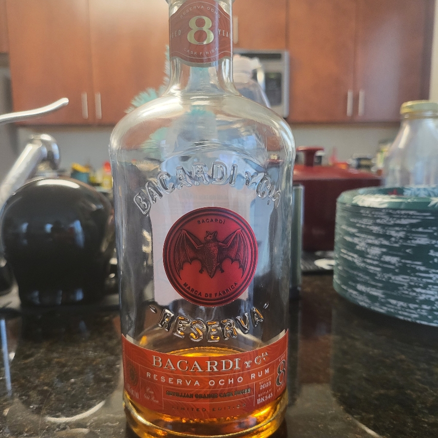 Bacardi ocho 8 year sevillian orange cask finish
