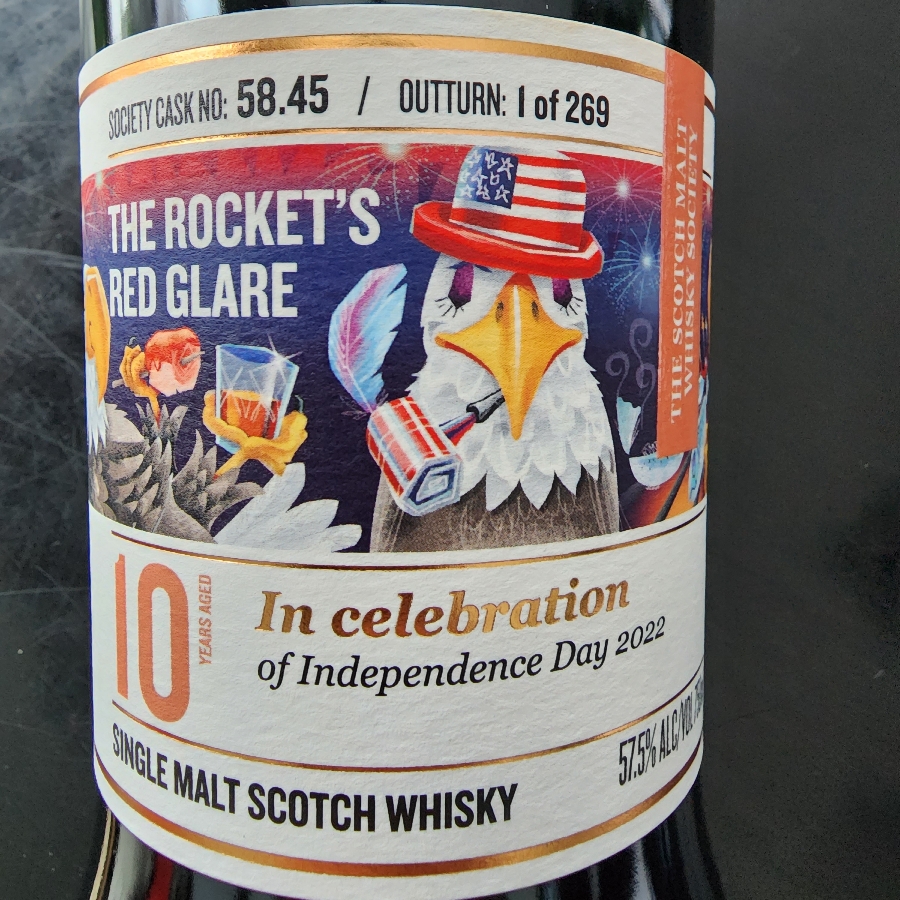 SMWS 58.45 The Rockets Red Glare