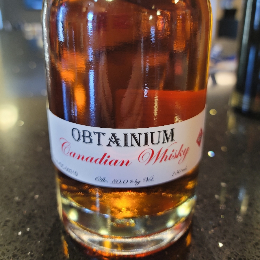 Obtanium Canadian Whiskey 27 Year 160 Proof