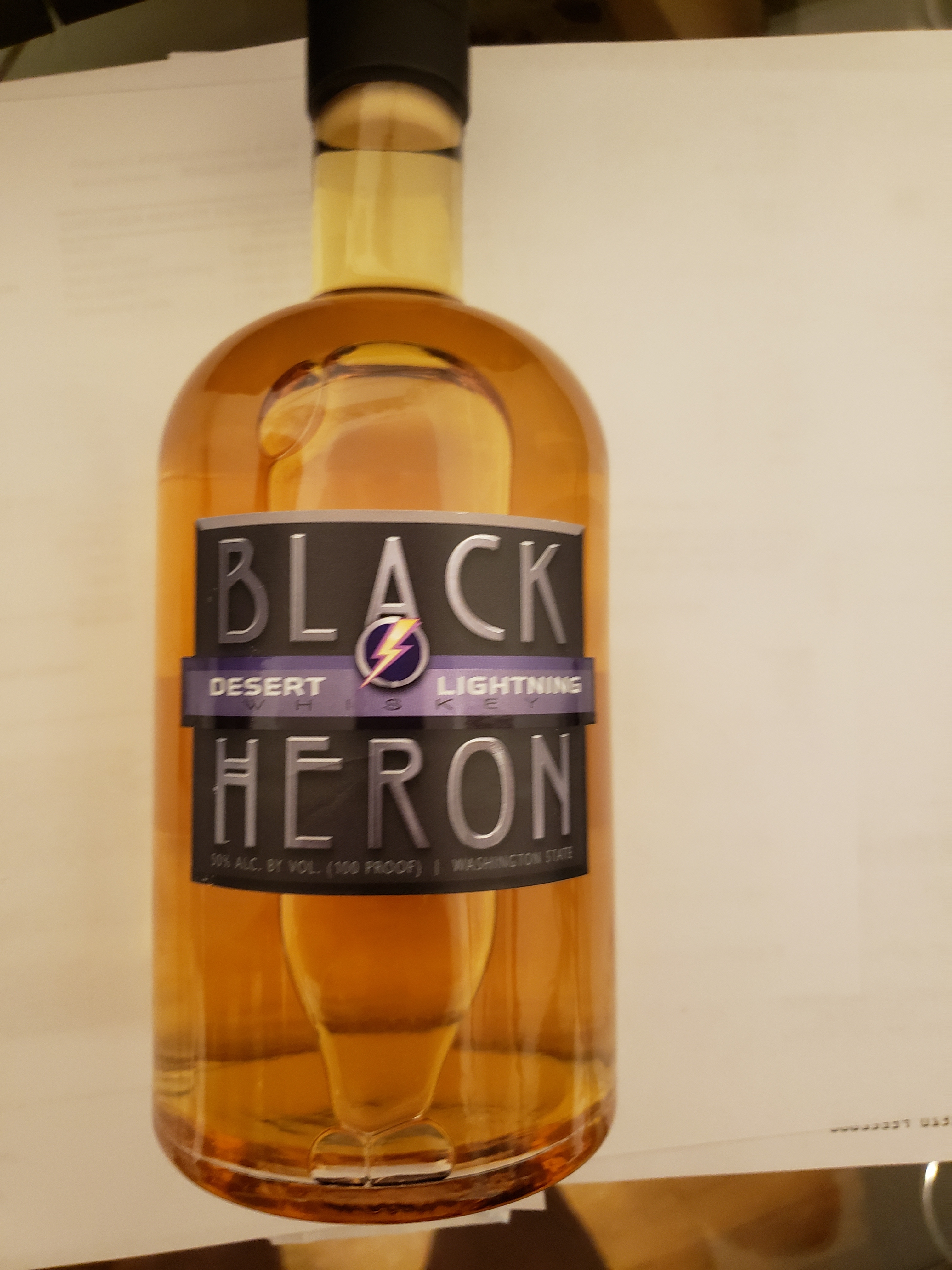 Black Heron Desert Lightning