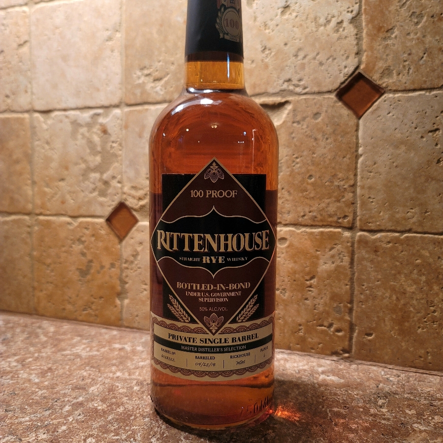 Rittenhouse Rye Bottled-In-Bond Private Single Barrel