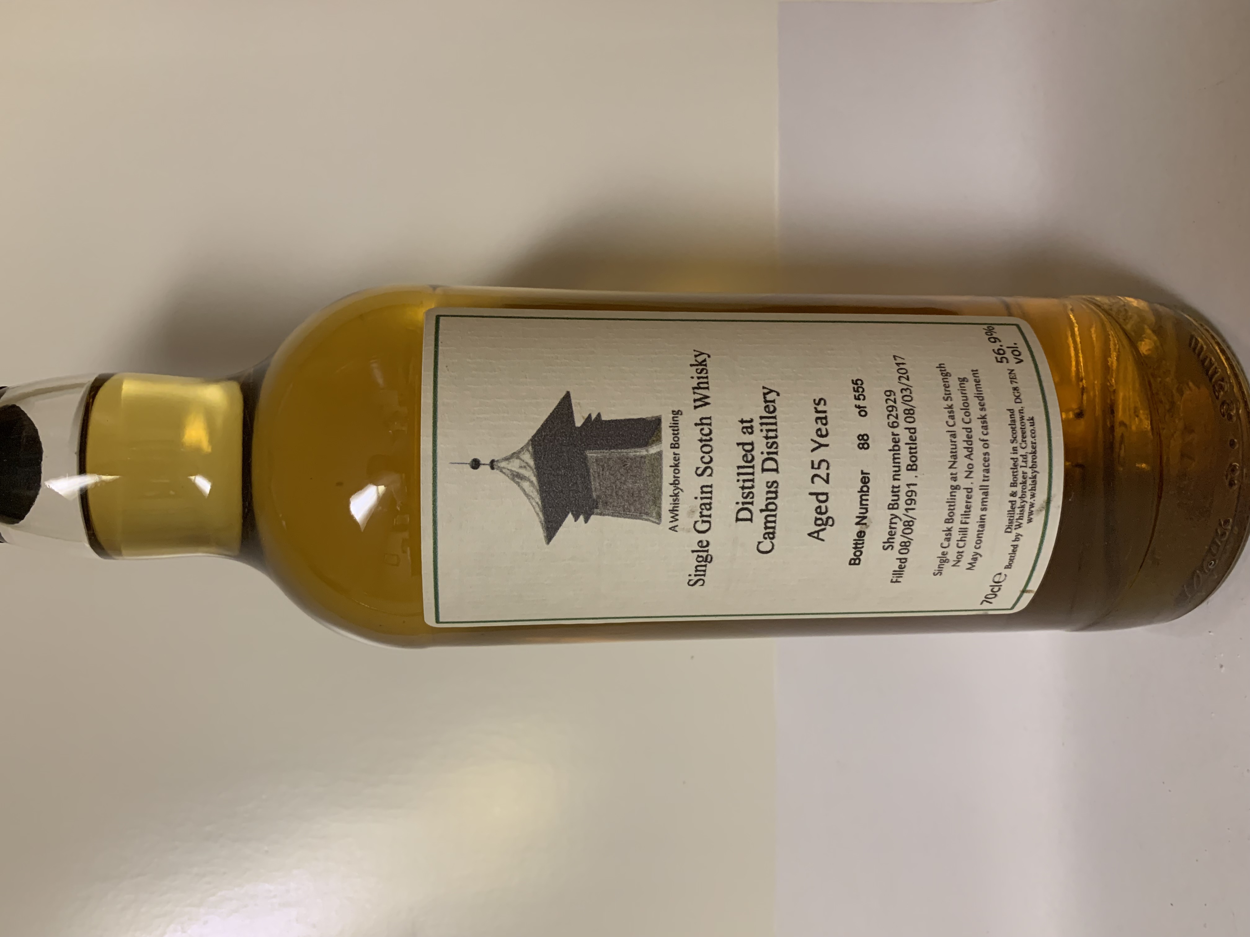 Cambus 1991 25 Year (Whiskybroker)