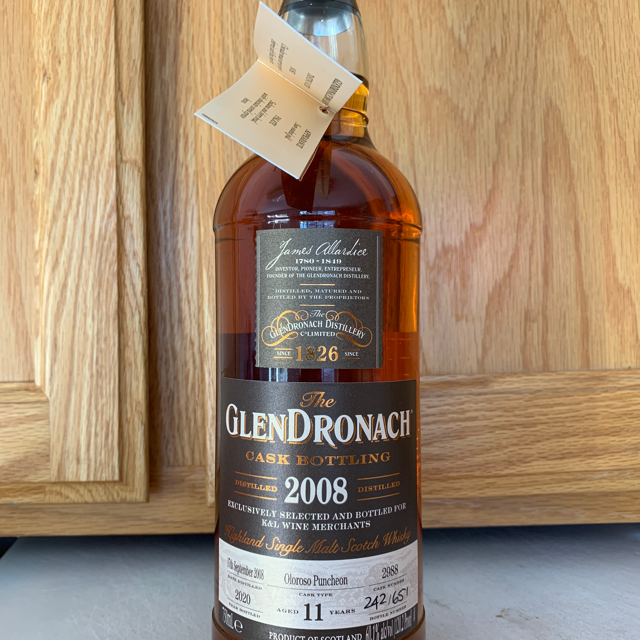 Glendronach Cask Bottling 2008 K&L