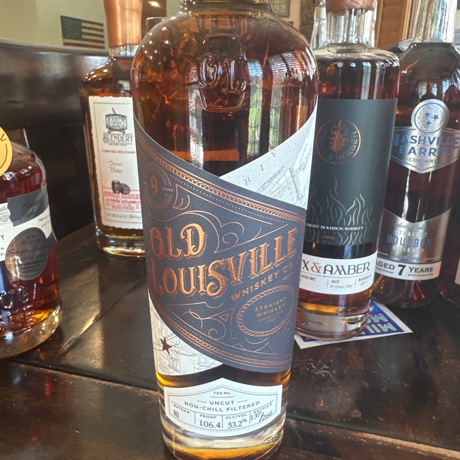 Old Louisville Whiskey Co Cognac Cask Finished Straight Whiskey