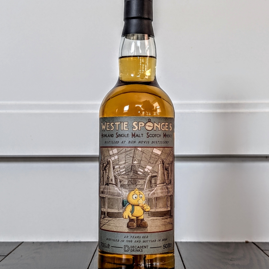 Whisky Sponge Ben Nevis 1998 25 Year Single Malt Scotch Whisky