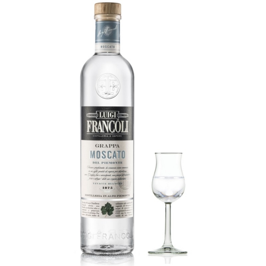 Luigi Francoli grappa di moscato