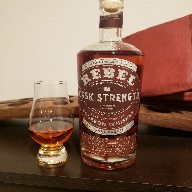 Rebel single barrel cask strength (K&L)