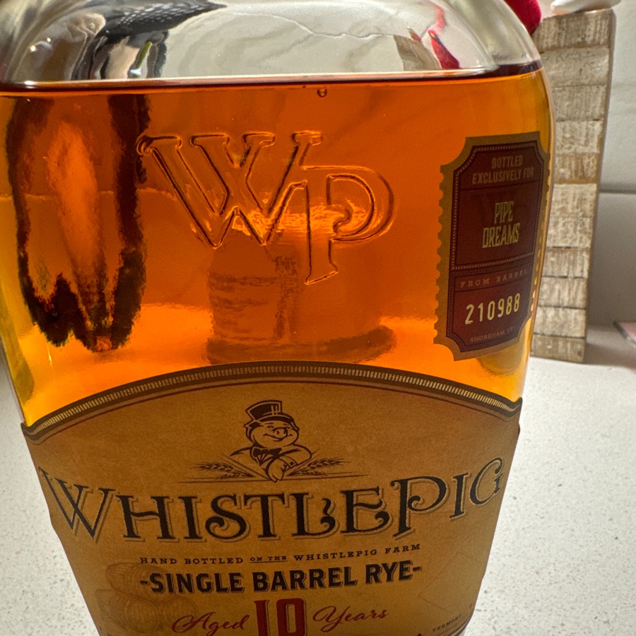 Whistlepig 10 Year Single Barrel Rye "Pipe Dreams"