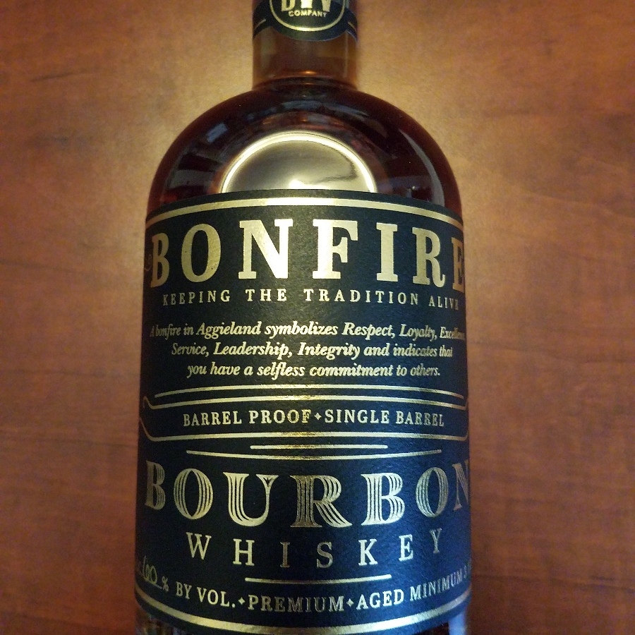 Bonfire Barrel Proof Single Barrel Bourbon