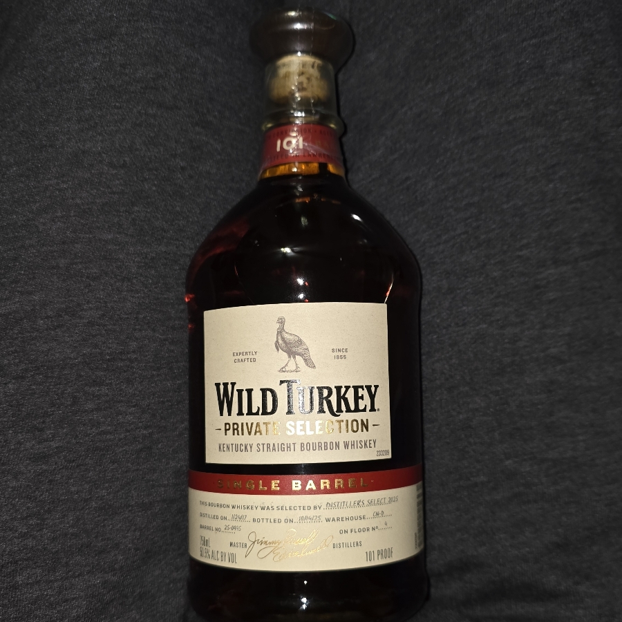 Wild Turkey Private Selection Single Barrel - Distillers Select 2025 - Bottled 10/14/25