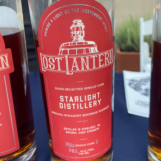 Starlight Indiana Straight Bourbon Whiskey 2022 Single Cask 7 (Lost Lantern)