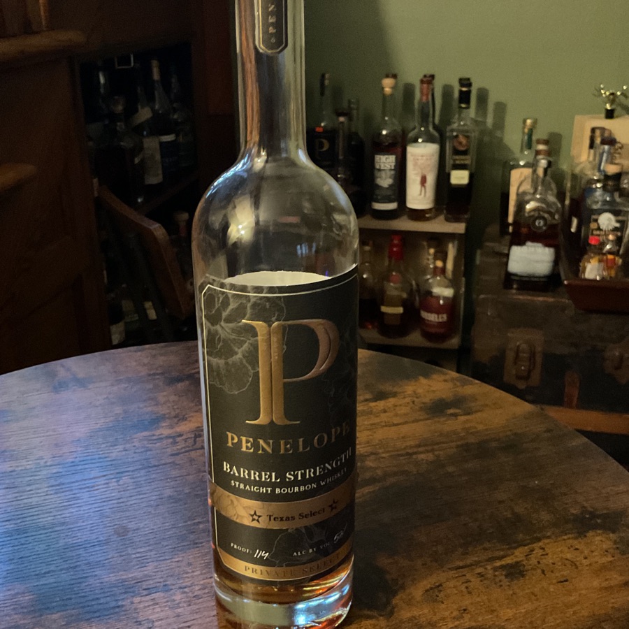 Penelope Private Select Barrel Strength Bourbon (Texas Select)