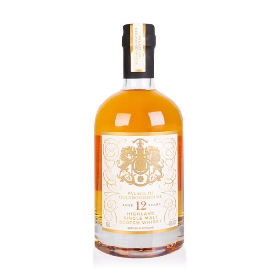 PALACE OF HOLYROODHOUSE HIGHLAND 12 YEAR OLD SINGLE MALT SCOTCH WHISKY