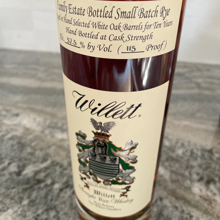 Family Estate Bottled Small Batch Rye 10yr