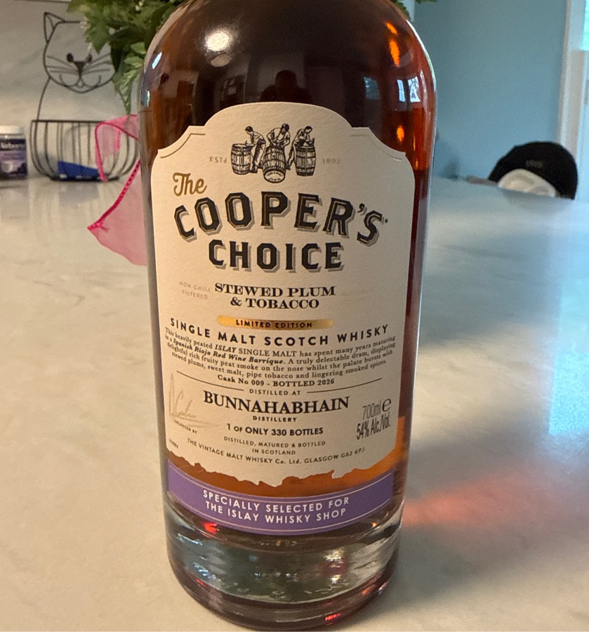 Cooper's Choice Bunnahabhain Rioja Cask
