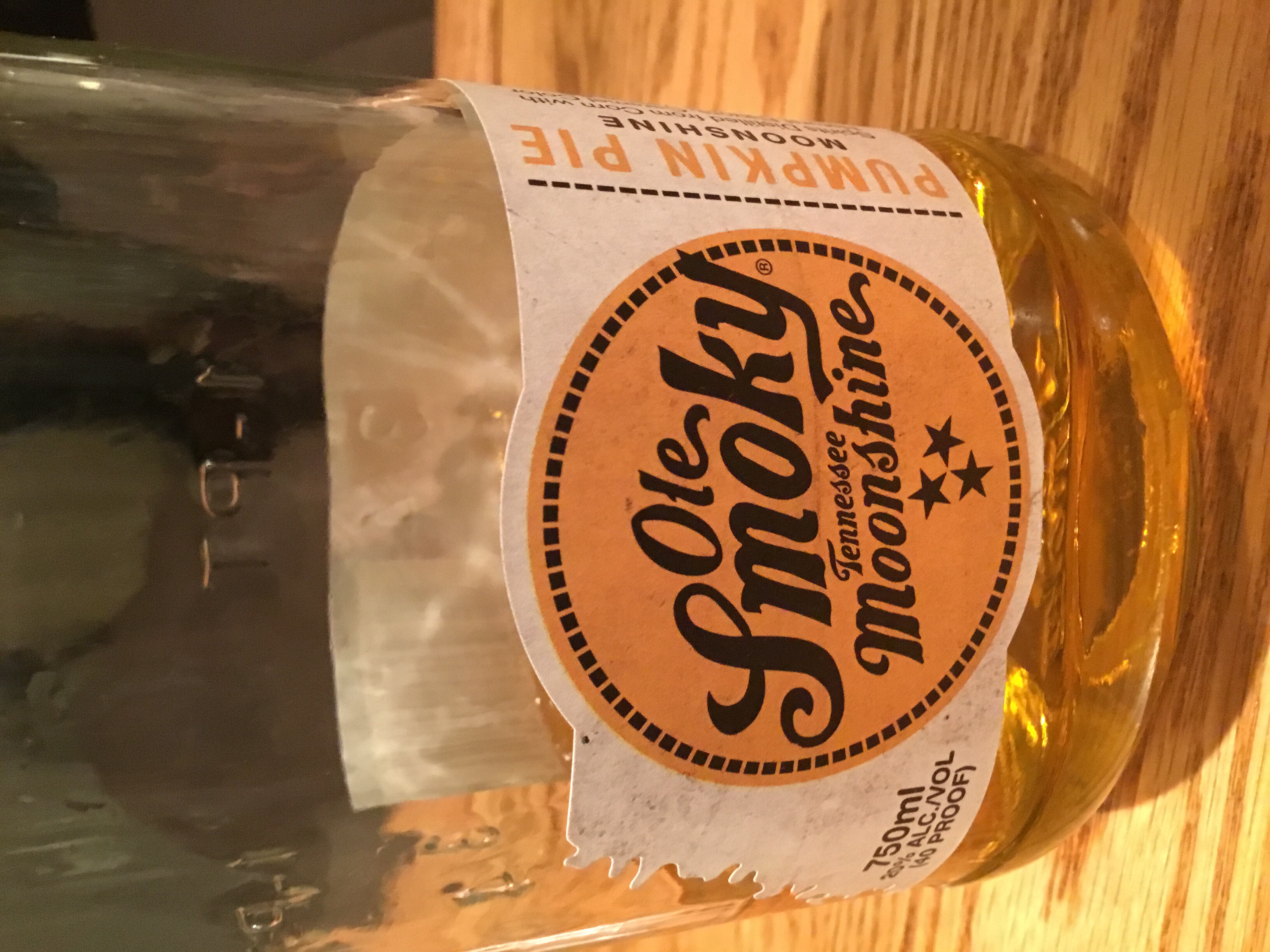 Ole Smoky Pumpkin Pie Moonshine