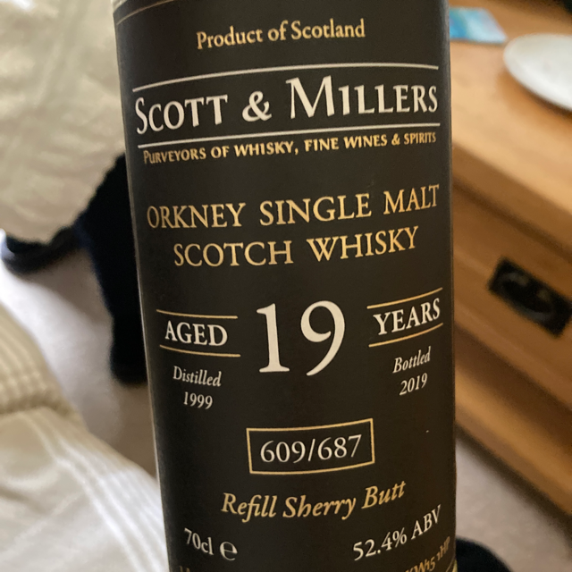 Scott & Miller Orkney 19 year old