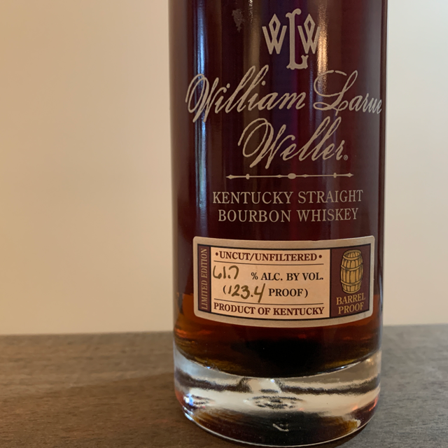 William Larue Weller Bourbon (Fall 2012)