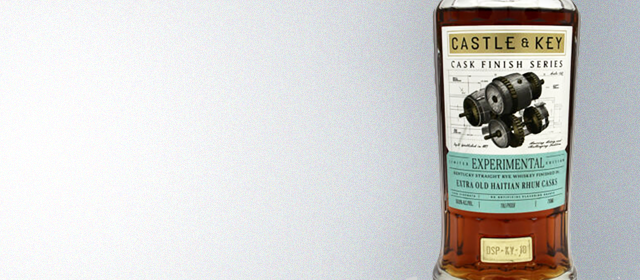 Castle & Key Experimental Series Rye Whiskey Finished in Extra Old Haitian Rhum Casks