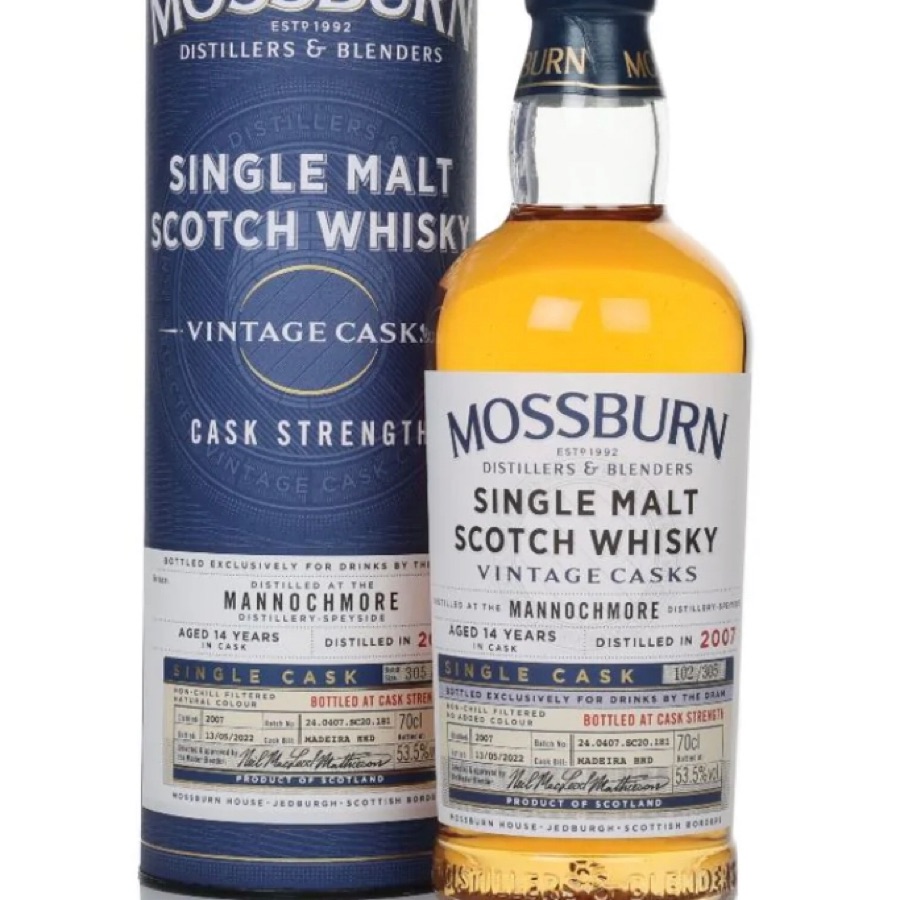 Mannochmore 2007 14 Year (Mossburn) (Drinks by the Dram)