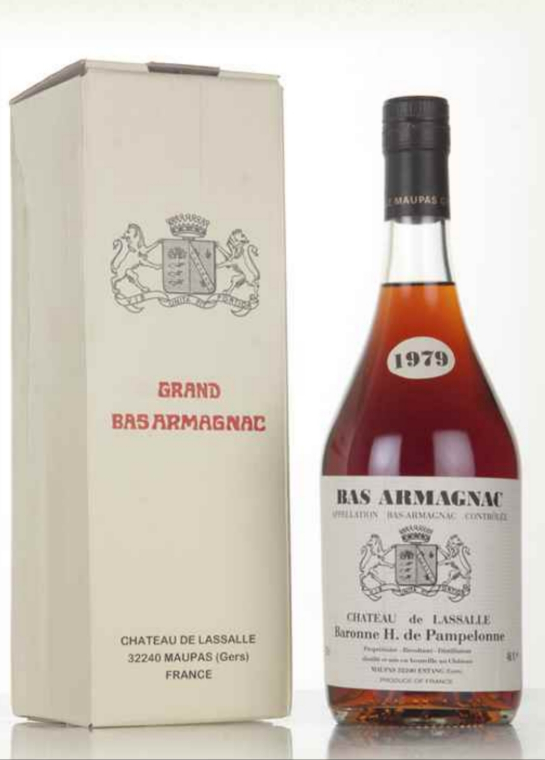 Chateau de Lassalle Vintage Grand Bas Armagnac 1979
