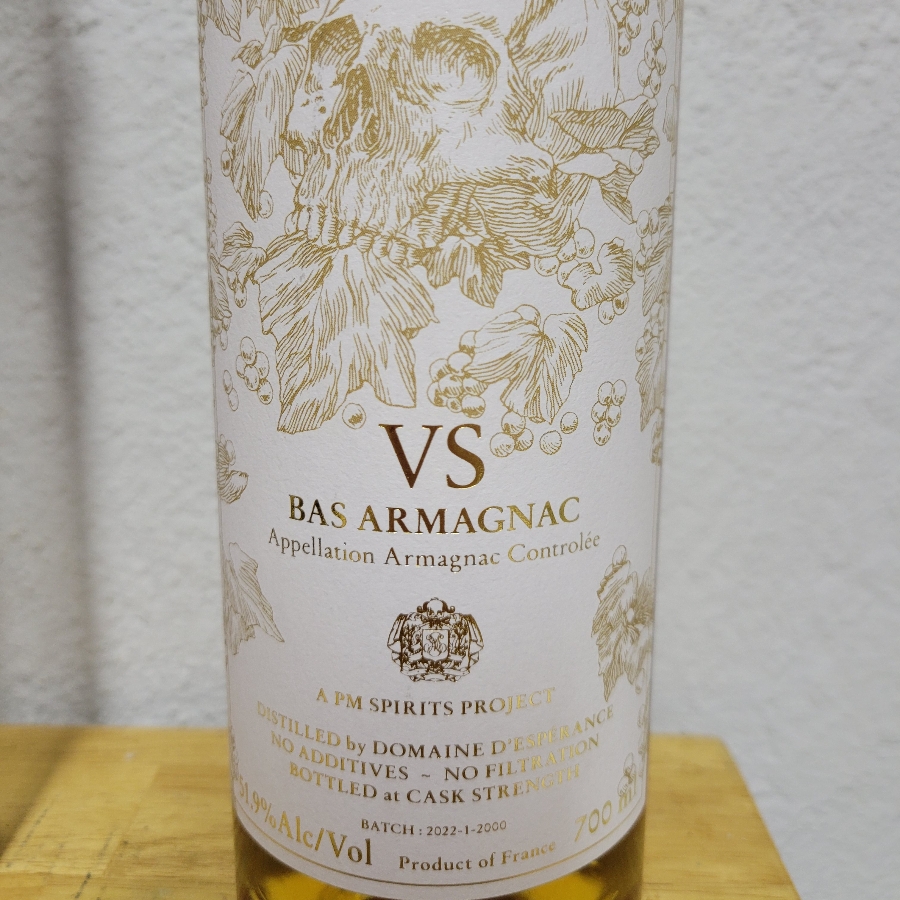 PM Spirits - Domaine D'esperance VS Bas Armagnac