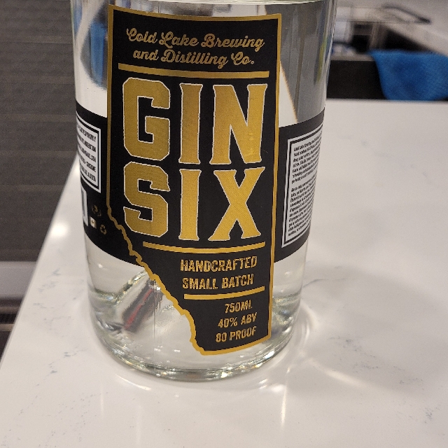Cold Lake Distilling Gin Six